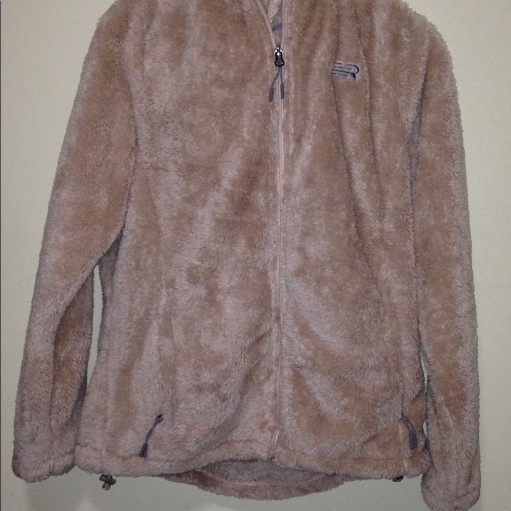 New balance faux fur jacket